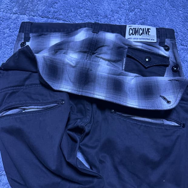 (32) CONCAVE 체크 팬츠 빈티지