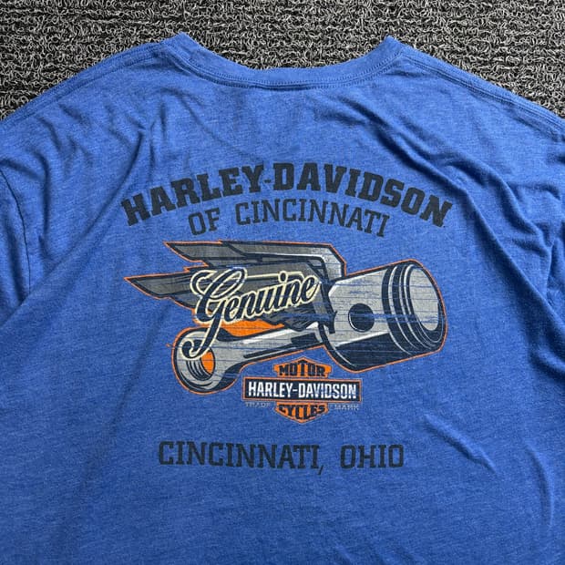 90s 할리데이비슨 USA 오리지날 신시내티 티셔츠 3142