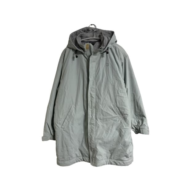 나이키 플리스 라이닝 후드 롱 패딩 파카