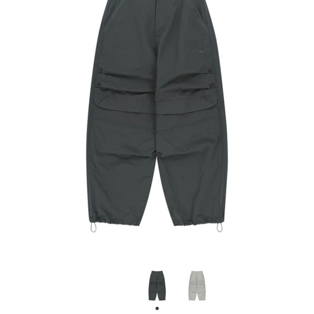 [2] 산산기어 테이프드 버튼 팬츠 차콜