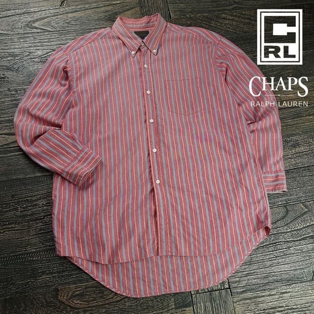 [챕스 랄프로렌] 재팬 오버핏 스트라이프 셔츠 M20082