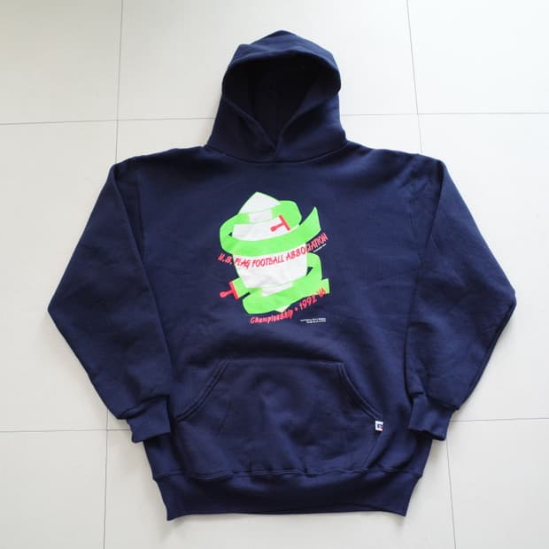 90s 러셀 후드티 XL MADE IN USA 풋볼 챔피언쉽