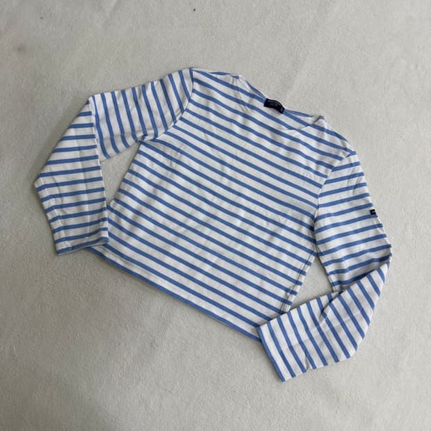 실측확인 세인트제임스 스트라이프 긴팔티 0320T