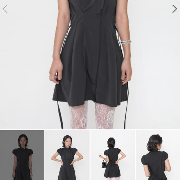 오운서 원피스 Athena Shirt Dress_Black