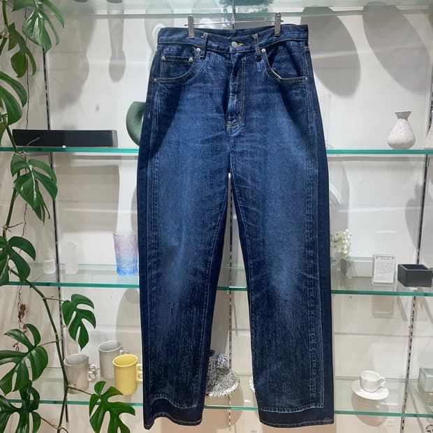 YOKE laser processed 5p denim pants