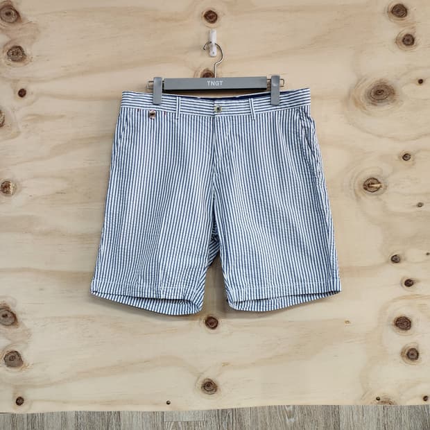 1219) 타미힐피거 스트라이프 반바지