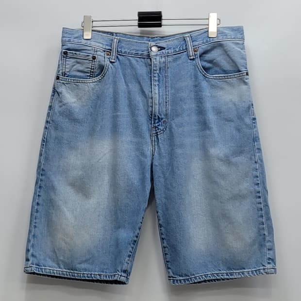 LEVI'S 리바이스 569 데님 버뮤다 반바지 / 남 34 연청
