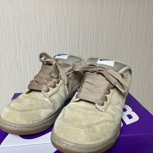 나이키 sb덩크 로우 프로 b 파라슈트 베이지 270