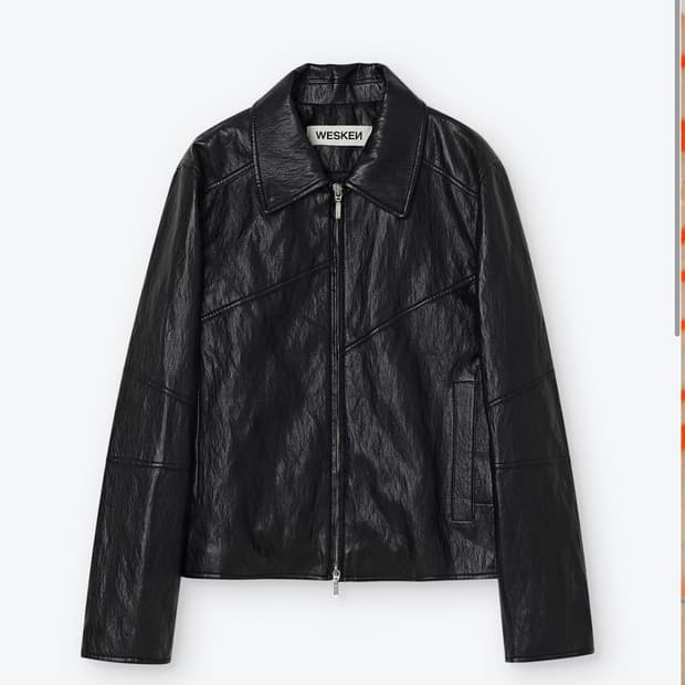WESKEN 가죽 자켓 OS