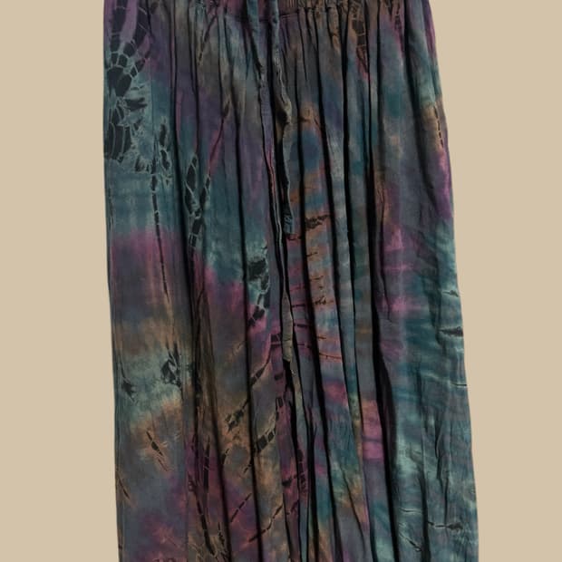 빈티지 타이다이 하렘 벌룬 팬츠