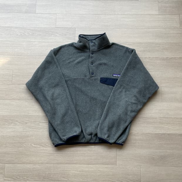 파타고니아 신칠라 니켈 네이비 그레이 플리스 patagonia