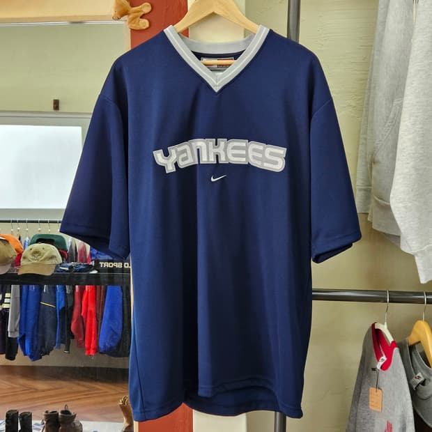 90~00s 나이키 뉴욕양키스 웜업 반팔