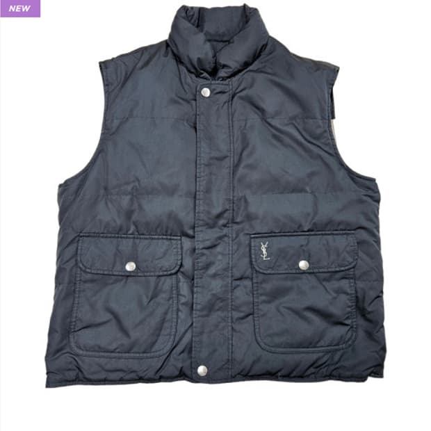 입생로랑 양면 리버시블 패딩 조끼 100 (HP2999