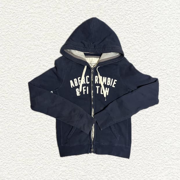 아베크롬비 네이비 후드집업 M