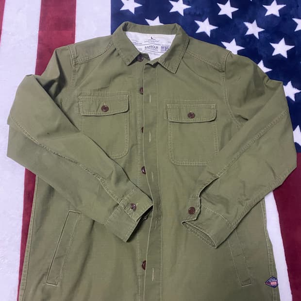 스티브맥퀸 바버 셔츠 자켓