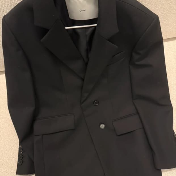 던스트 울 블레이저 블랙