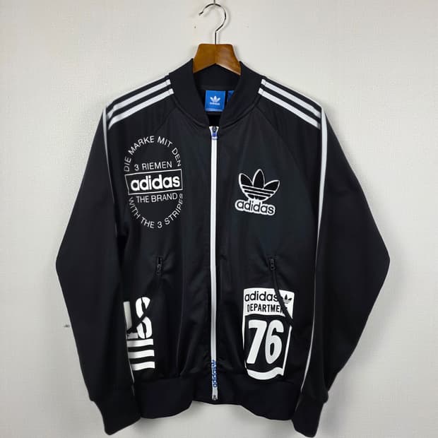 아디다스 오리지널 헤리티지 로고 트랙탑 100