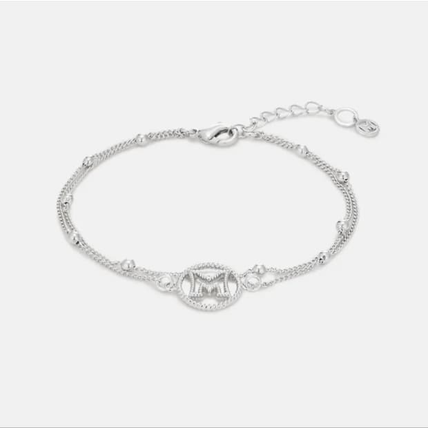 메트로시티 튜보라레 화이트 브레이슬릿 실버 팔찌