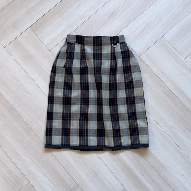 [Christian Dior Sports] Checked Skirt