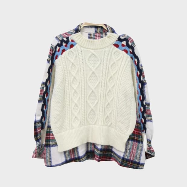 빈티지 레이어드 니트