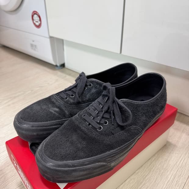 반스 프리미엄 어센틱 헤어리 스웨이드 팬텀 280