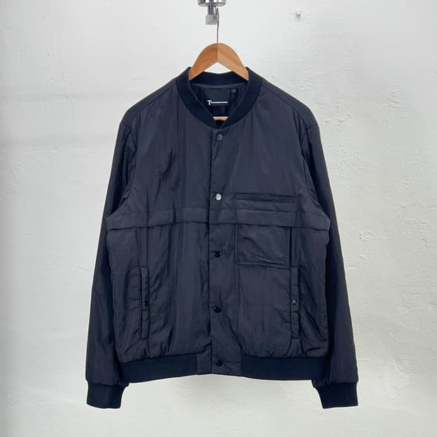 티바이 알렉산더 왕 블랙 나일론 유틸리티 봄버 자켓