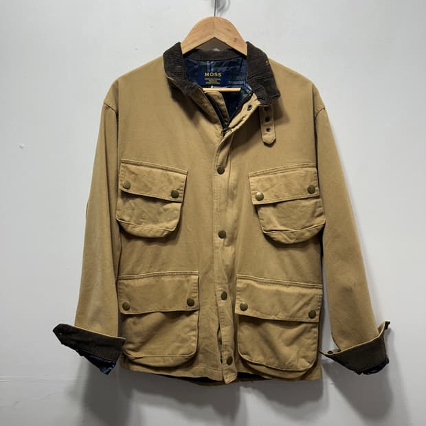moss 문스 야상 포켓 베이지 자켓 상의 L