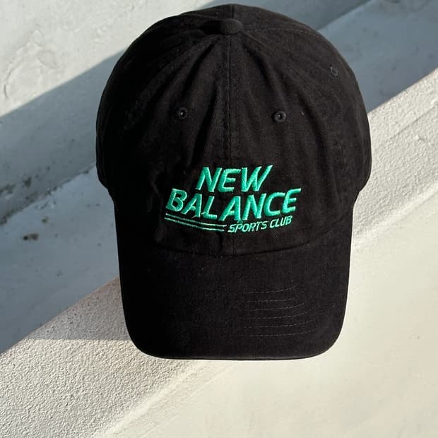 [F] 뉴발란스 스포츠클럽 로고 볼캡 모자
