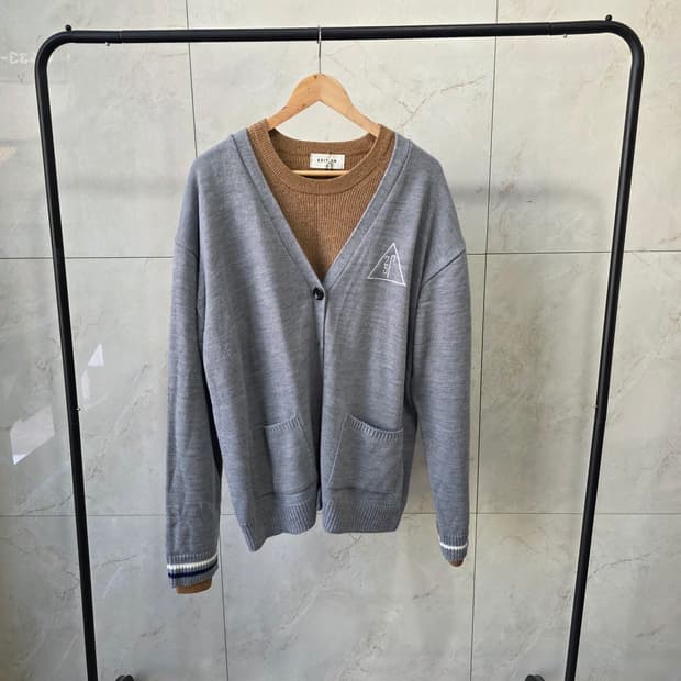 니트+가디건