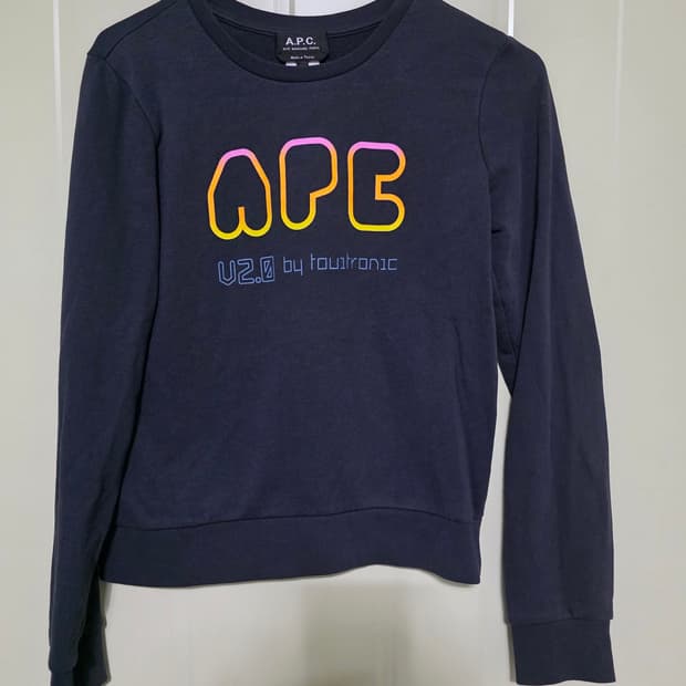 A.P.C. 맨투맨 XS 네이비