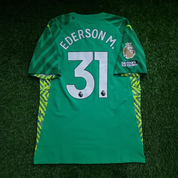 23-24시즌 맨체스터 시티 홈 선수지급용 GK 유니폼 #1 에데르송