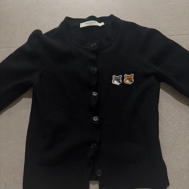메종키츠네 가디건
