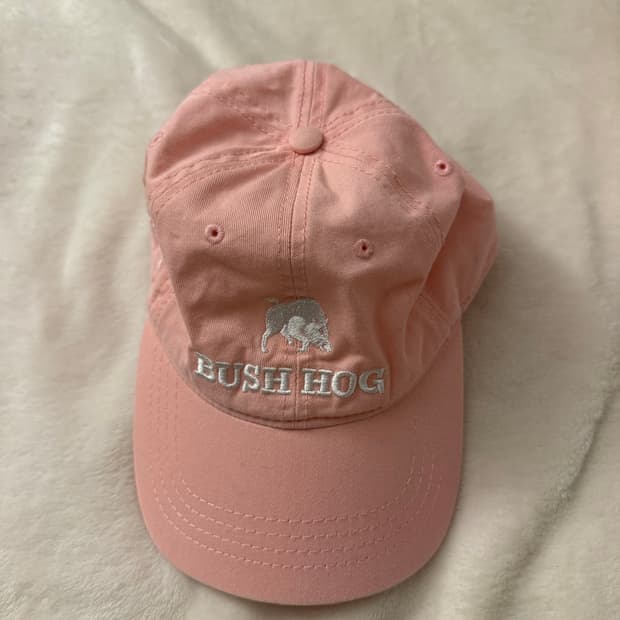 빈티지 핑크 모자 