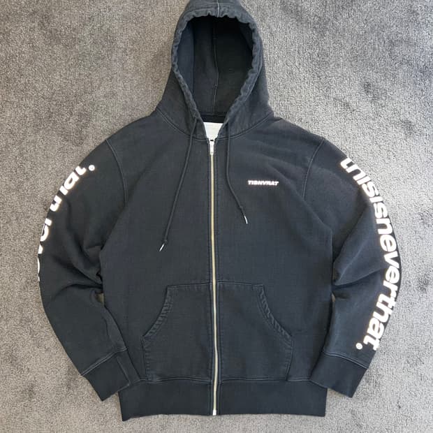 디스이즈네버댓 로고 후드집업 L