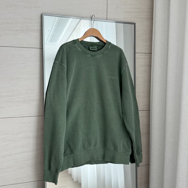 🖤 칼하트 워싱 크루넥 맨투맨 스웻셔츠