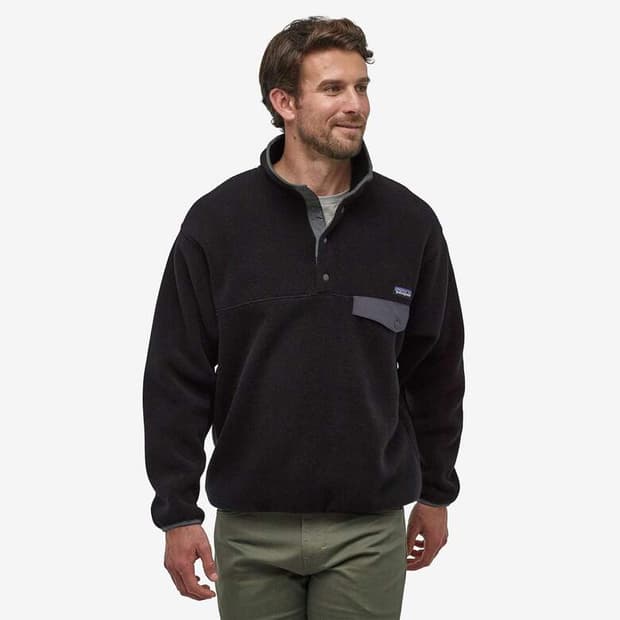 파타고니아 신칠라 풀오버 블랙w포지그레이 L