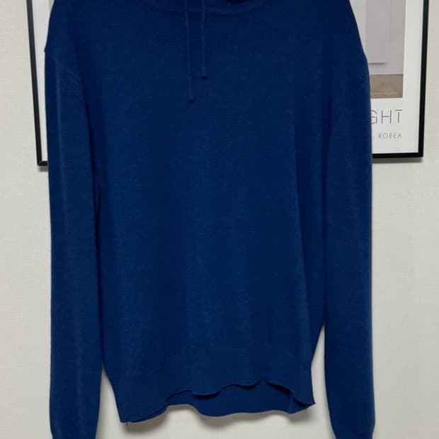 머듈 플레인 니트 후디 2사이즈