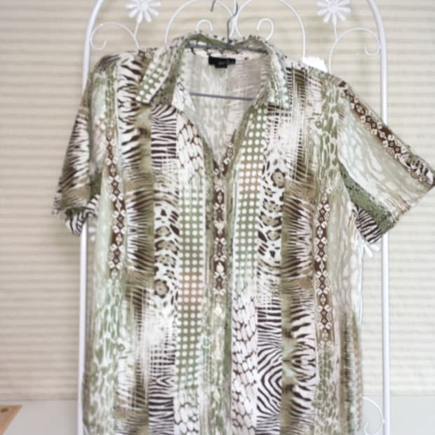 jpn vintage 그린 반팔 셔츠 도트 프린팅 y2k 스트릿 일본빈티