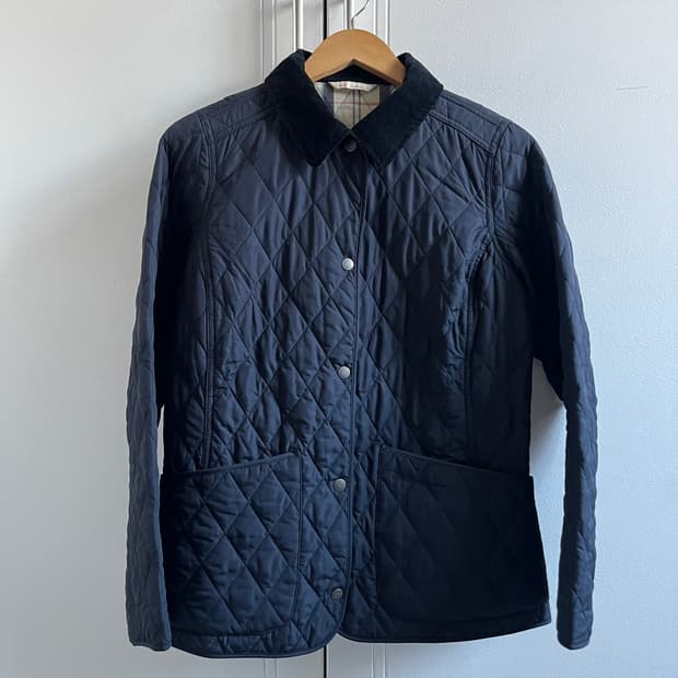 바버 퀼팅패딩 아난데일 네이비
