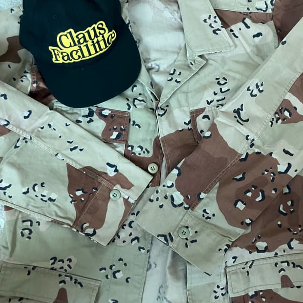 [일괄판매] 초코칩 카모 데저트카모 bdu 자켓 M