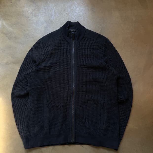 캘빈 클라인 진 코튼 니트 집업