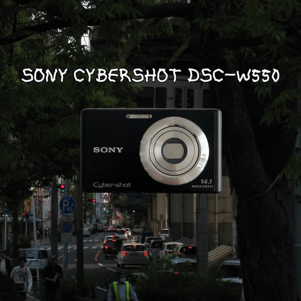 소니 사이버샷 DSC-W550 빈티지디카 디지털카메라