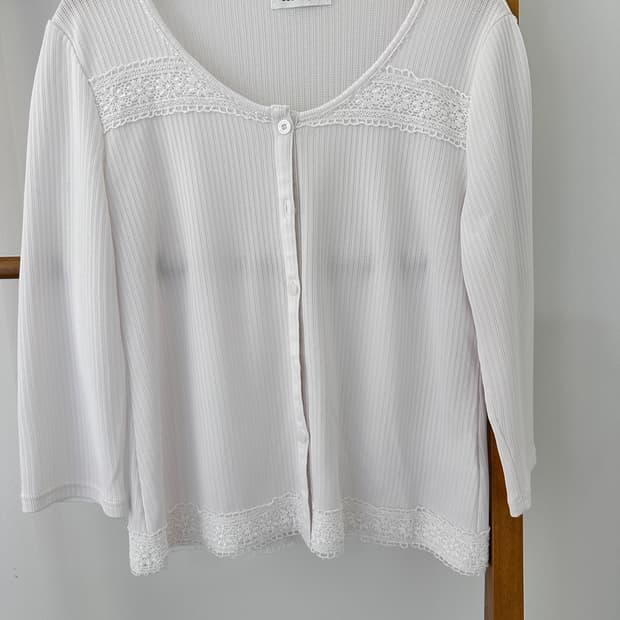 꾸레쥬 레이스 가디건