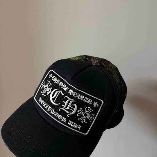 크롬하츠 카모 모자 캡 트리커캡