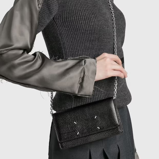 Maison Margiela chain flap wallet