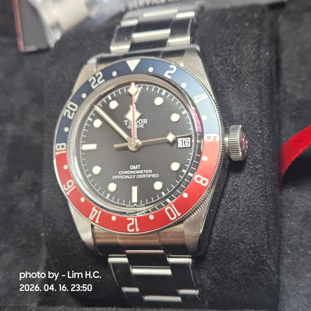 튜더 블랙베이 41mm 펩시 GMT 풀셋