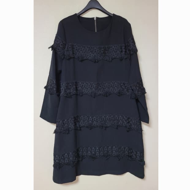 블랙 레이스 원피스 95