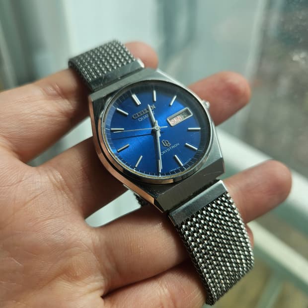 1979s 시티즌 크리스트론 청판 빈티지 시계