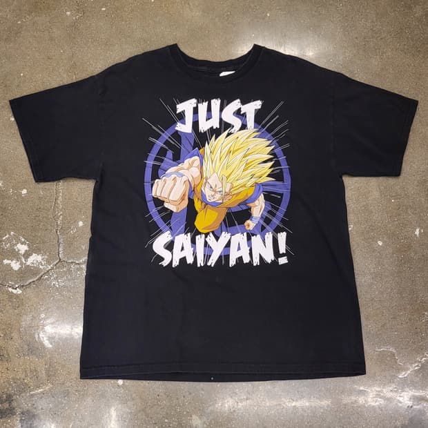 드래곤볼 손오공 JUST SAIYAN 반팔 티셔츠
