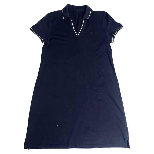 타미힐피거 네이비 카라 원피스